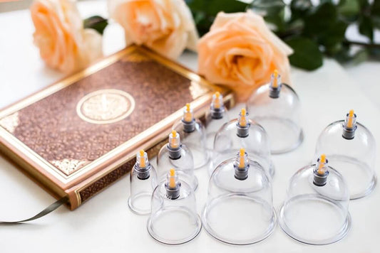 Hijama, Hacamat - blutiges schröpfen, eine traditionelle medizinische Praxis im Islam.