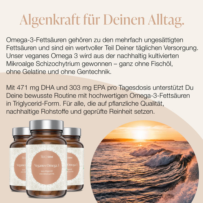 Hochwertige Omega 3 Fettsäuren in Triglycerid-Form