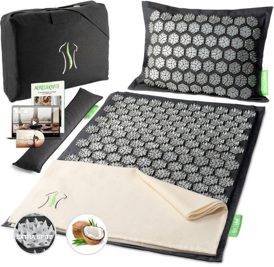 Acupressure mats set "Intensiva" (incl. free video course, eBook & audio book)