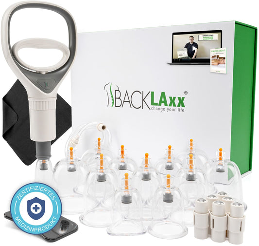 Cupping glasses set 12 pieces (incl. free video course & eBook)