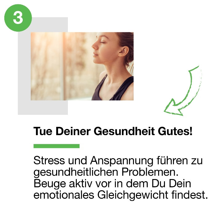 Do something good for your health and find your emotional balance.